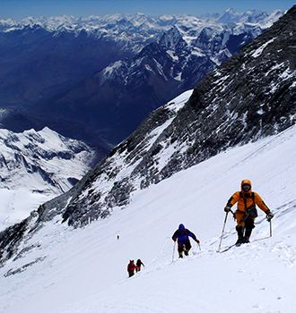 peak climbing
